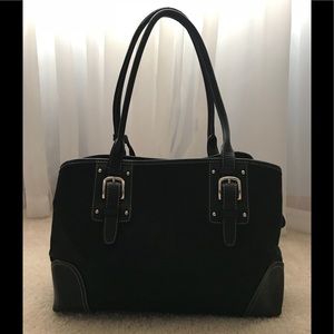 Fossil Purse Black Monogram and leather